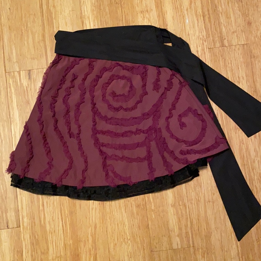 Purple A-Line Skirt